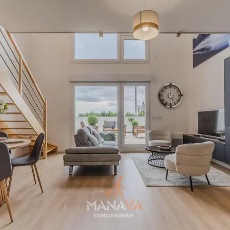 Le Hiva Oa , 5 Pers, Duplex 5min Disneyland Paris Appartement *